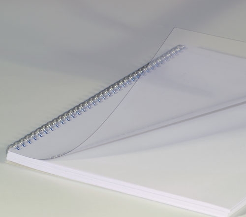 Deckblätter DIN A4, 0,18 mm, Hitzebeständig, transparent klar