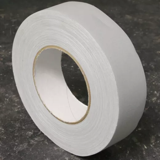 Gewebeband einseitig klebend, Fälzelband grau | 30 mm