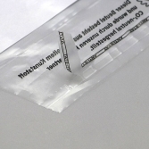 Klappenbeutel, wiederverschließbar, C5 - 165 x 220mm , recycelte PE-Folie, 50 µm