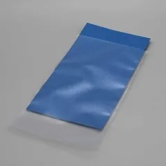 Schutzhüllen für Inhalt DIN-lang, Schmalseite offen, mit Daumenaussparung, PP-Folie 120 µm, transparent, genarbt Außenformat: 120 x 221 mm