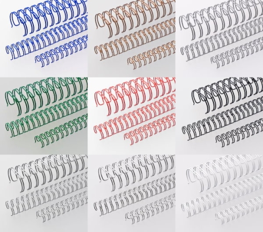 Drahtkammbindung DIN A5, 3:1, 3/8", Ø 9,50 mm