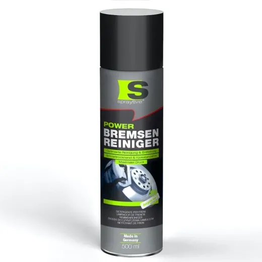 1 x 500ml Bremsenreiniger – Hochwirksamer Kaltreiniger, entfernt Schmutz, Öl, Fett und Rost"