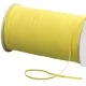 Flachgummi, ca. 5 mm breit, gelb, textilumflochten, Rolle mit 500 m