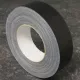 Gewebeband einseitig klebend, Fälzelband schwarz | 25 mm