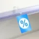 Regalwobbler für Scannerschienen 140 mm | PET