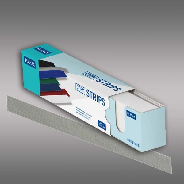 Planax® Strips 297mm (A4), 35mm/D, grau