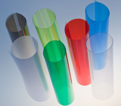 Deckblätter DIN A4, 0,20 mm, transparent farbig