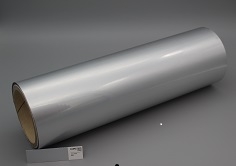 Spot Metal Folien Metallic auf Rolle, Farbe: silber matt Farb-Nr.: Alufin matt, Rolle 320mm x 305lfm