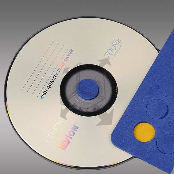 CD Schaumstoffpunkte, 16 mm (Farbig) VPE: 100 Stück