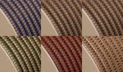 Drahtkammbindung Spule, Farbig, 3:1, 3/8, Ø 9,50 mm