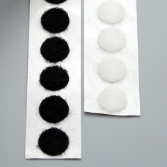 Klettpunkte, selbstklebend, 13 mm Durchmesser, Form : rund, Flausch